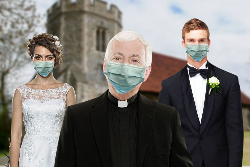 The deadly COVID-19 pandemic and weddings don't mix. 