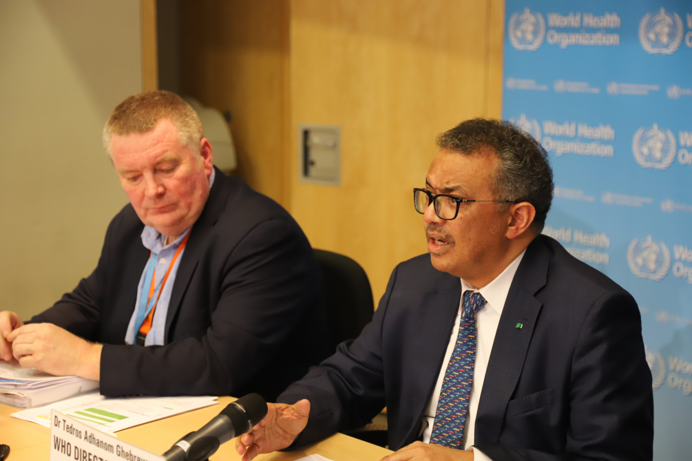 WHO Director-General Tedros Adhanom Ghebreyesus 