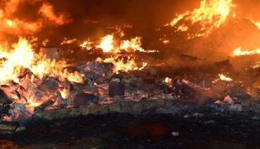 Fire in Sahibabad? 20 Jhuggies destroyed!